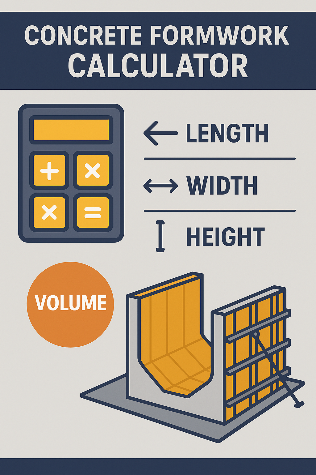 Concrete Formwork Calculator