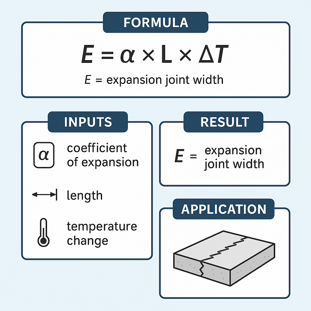 Expansion Joint Calculator