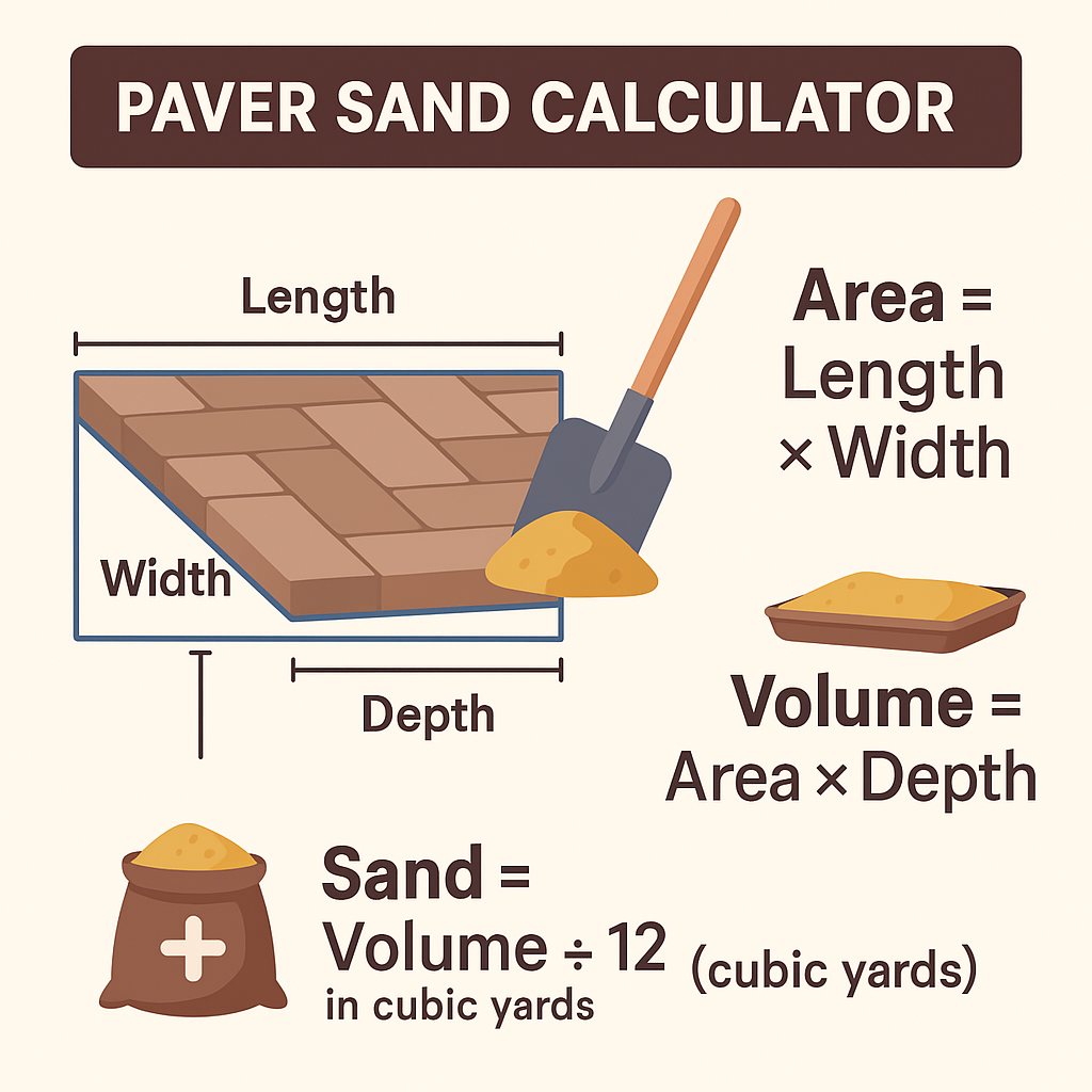 Paver Sand Calculator