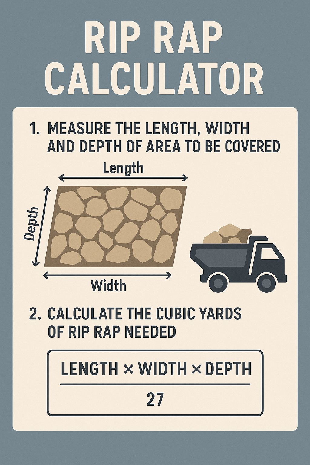 Rip Rap Calculator