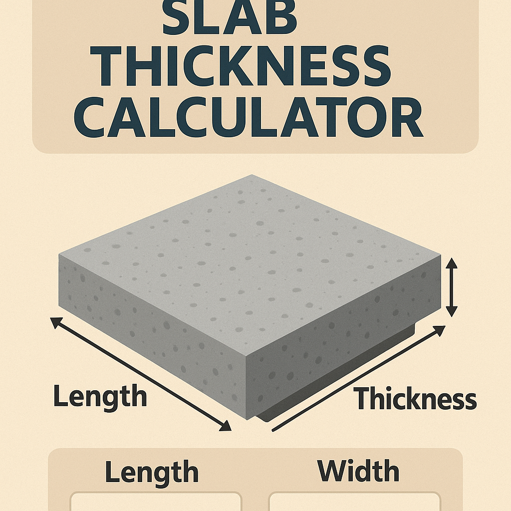 Slab Thickness Calculator
