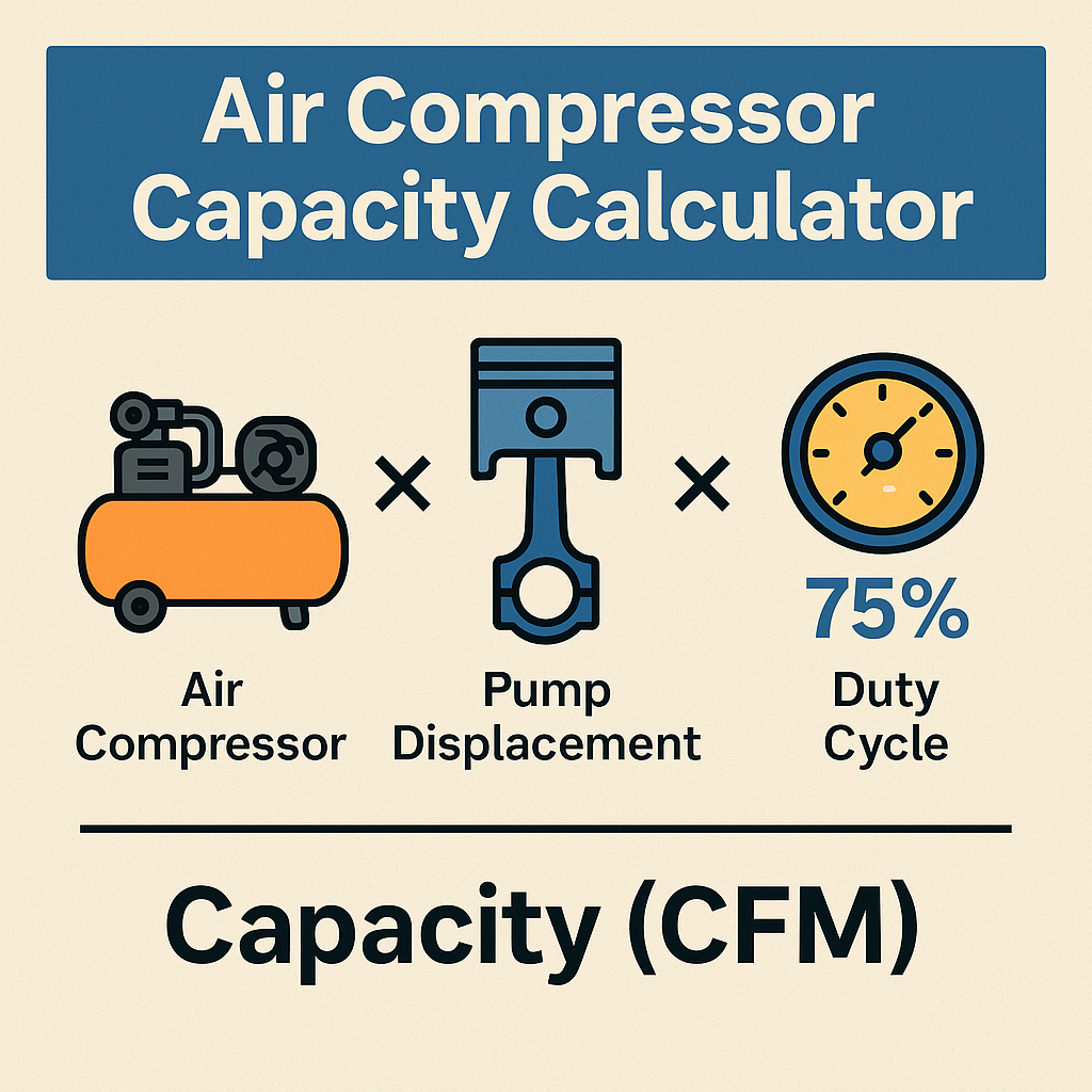 air compressor capacity calculator