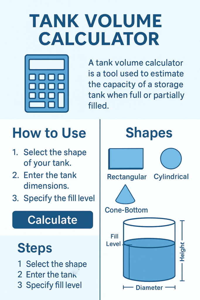 tank volume calculator