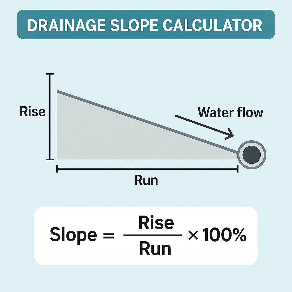 drainage slope calculator