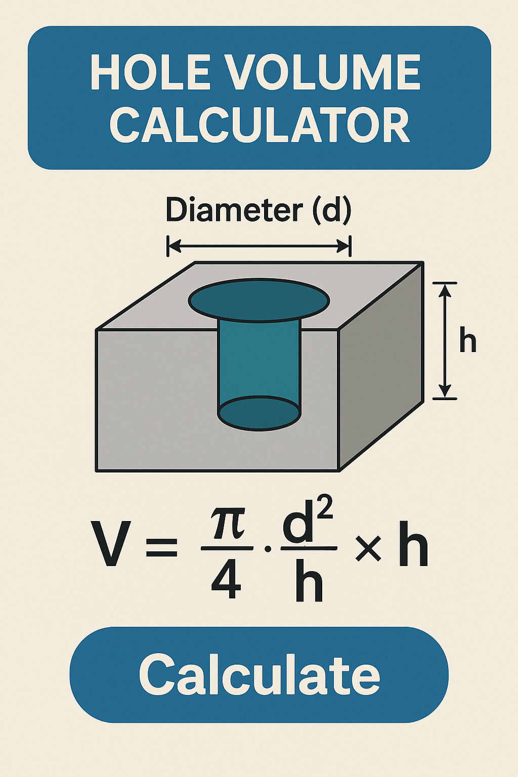 hole volume calculator