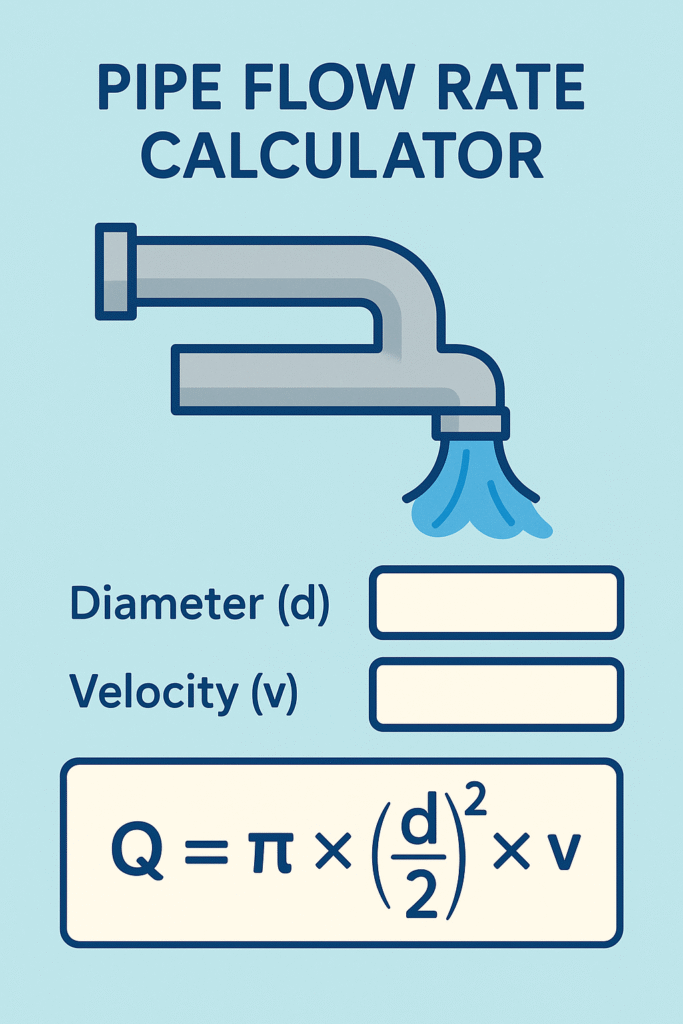 pipe flow rate calculator