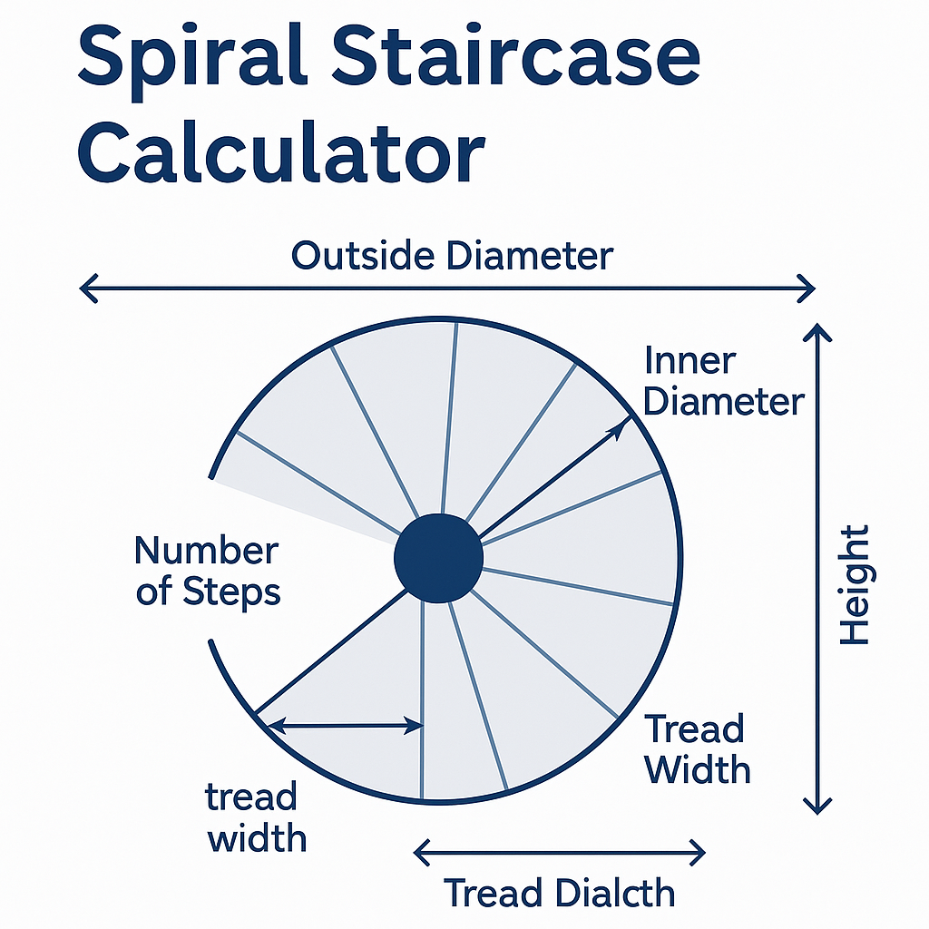 spiral staircase calculator