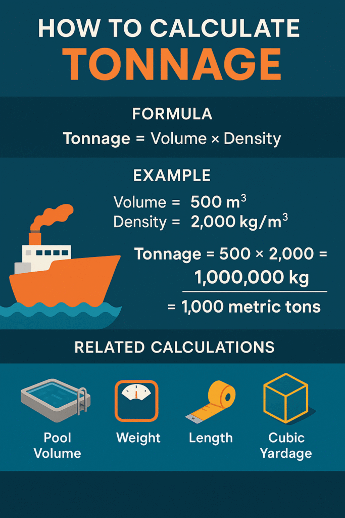 tonnage calculator