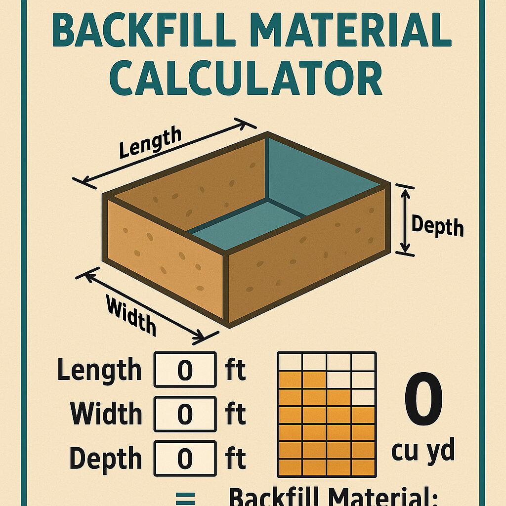 Backfill Material Calculator