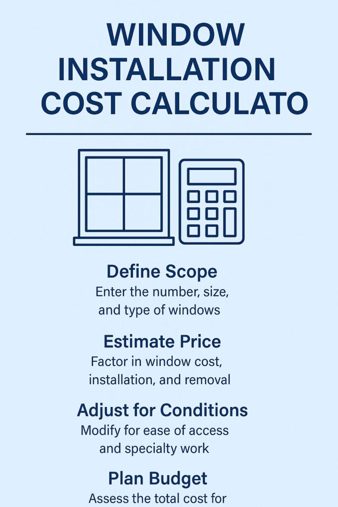 window installation cost calculator