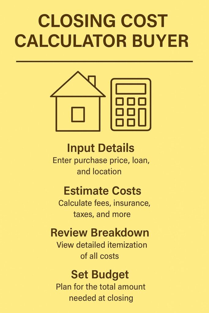 closing cost calculator for buyer