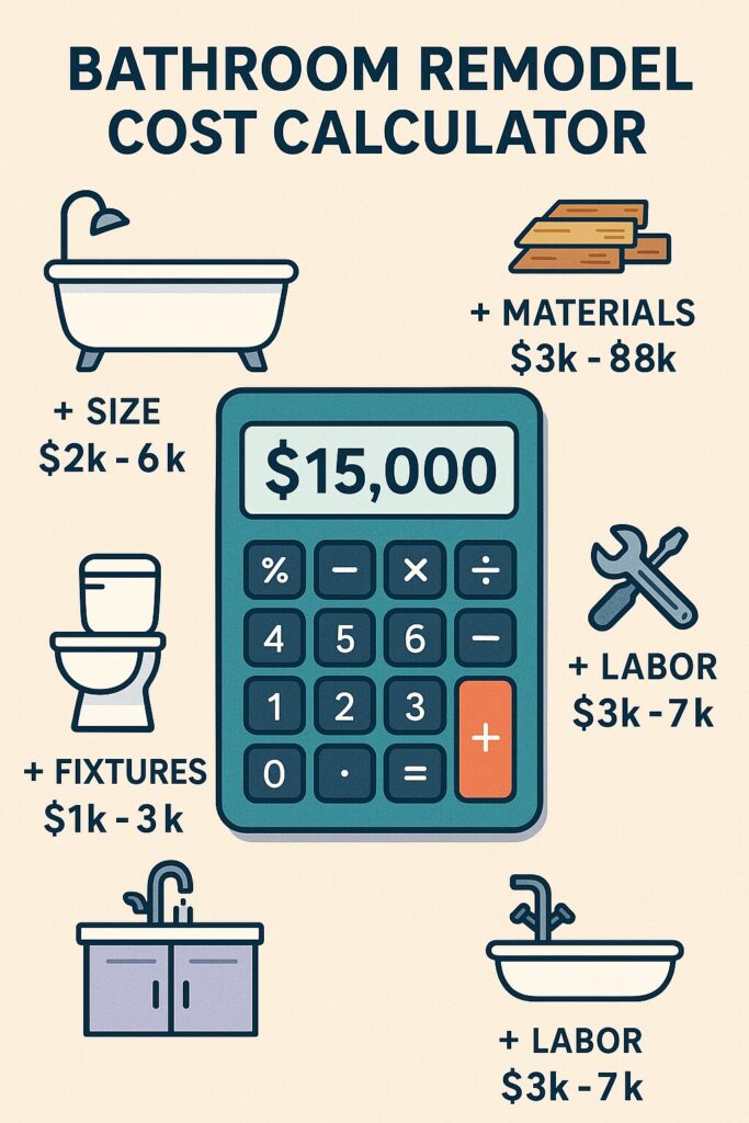 bathroom remodel cost calculator