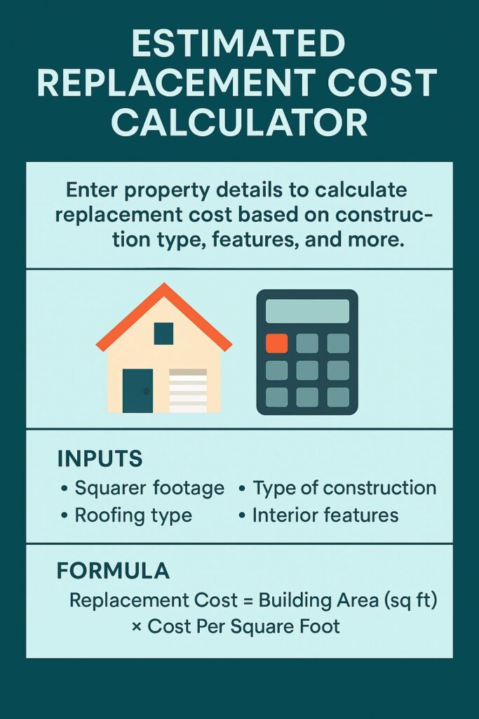 estimated replacement cost calculator