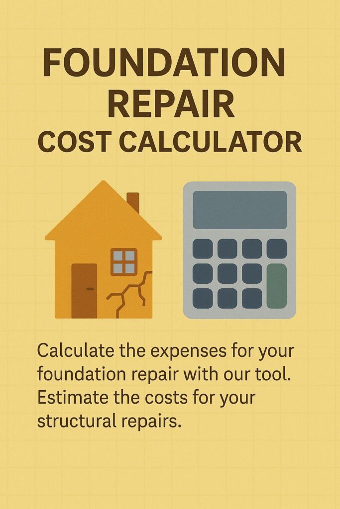 foundation repair cost calculator