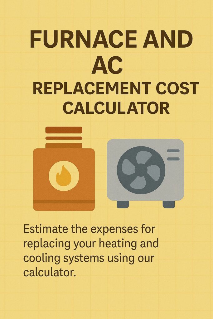 furnace and ac replacement cost calculator