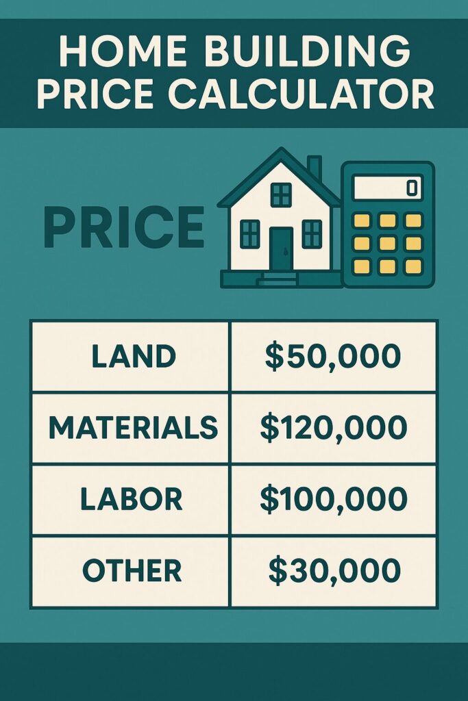 home building price calculator