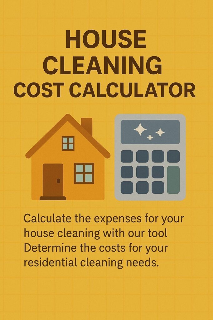 house cleaning cost calculator