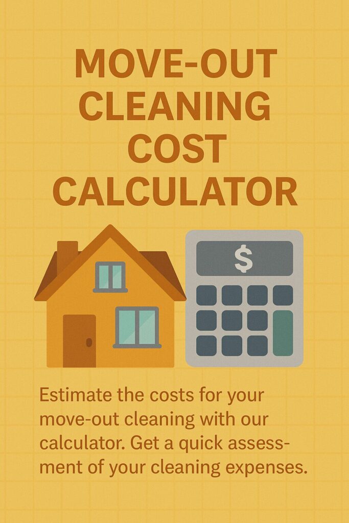 move out cleaning cost calculator